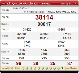 soi cầu ngày 16-07-2022