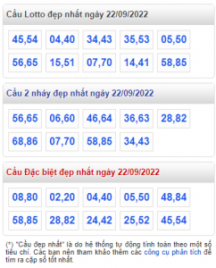 rồng bạch kim ngày 22-09-2022